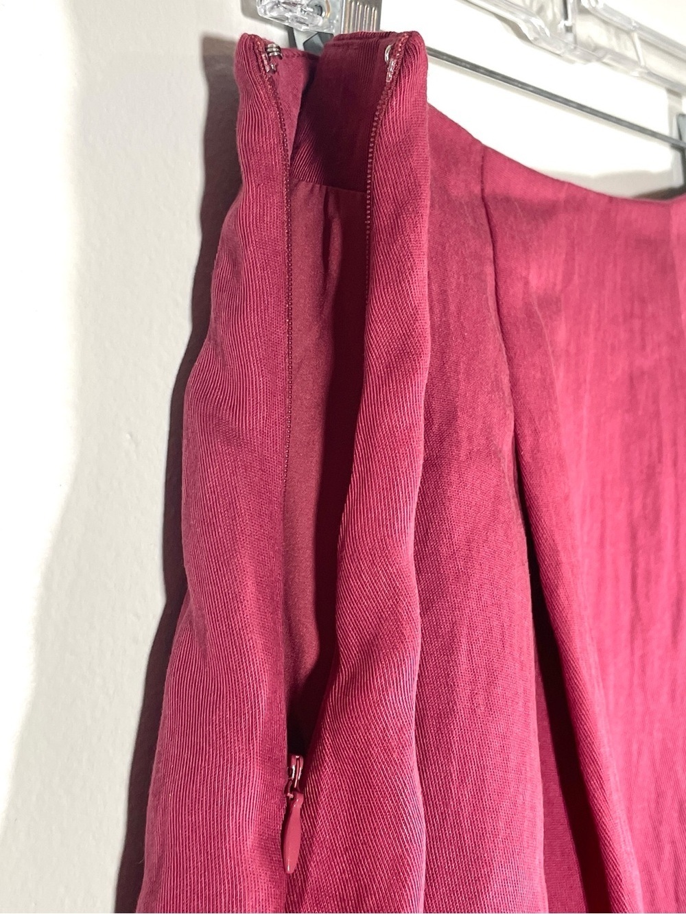 A New Day NWT Pleated Skort Berry Pink Tennis Skirt Shorts Preppy Balletcore - Picture 3 of 9
